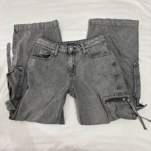 Wild-fable Women's Grey and Black Jeans